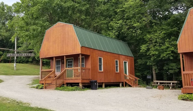 Loft cabin #1, room for the whole family. Beautiful area.