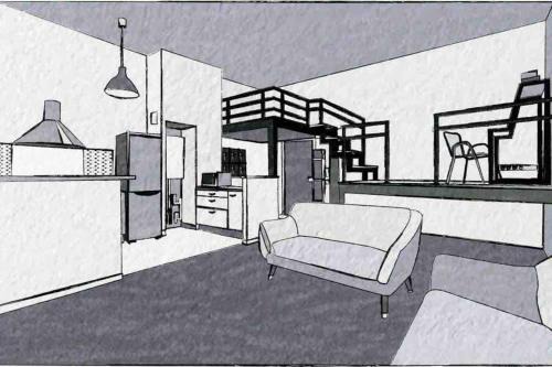 Loft calme et accueillant Metro Hoche Paris