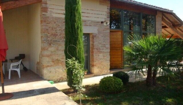 Loft in a barn on the edge of the village with viewpoint, land and terraces