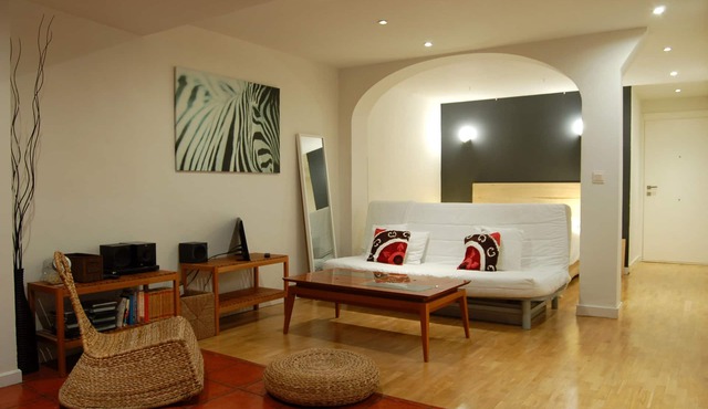 Loft in the center with free parking area