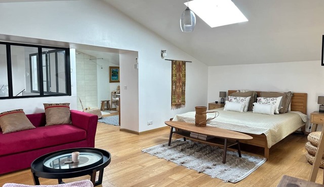 Loft Premium| AC, terrace in the heart of the village