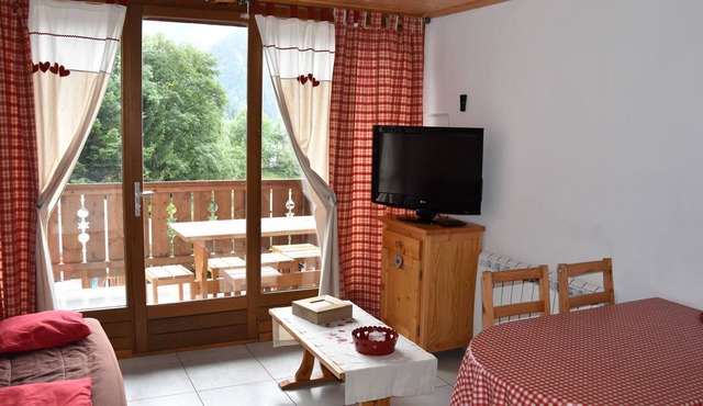Loft studio in Champagny, 4 pax, south-facing balcony