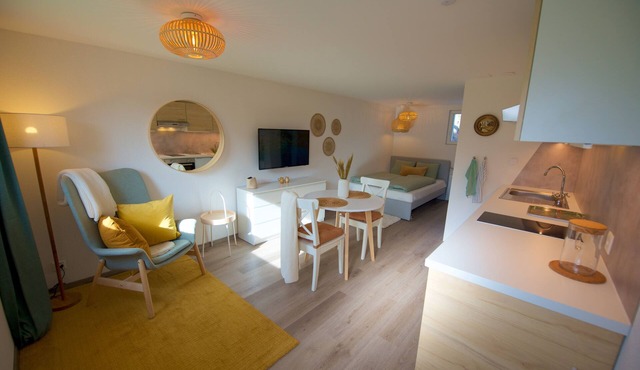 Loft studio with sauna, next to the slopes