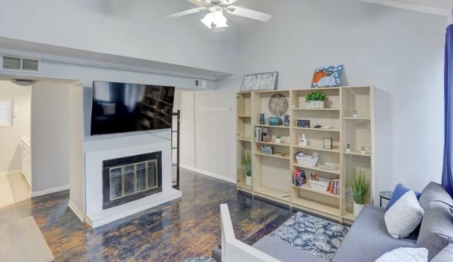 Loft-Style Condo with Fireplace & Open Concept Living