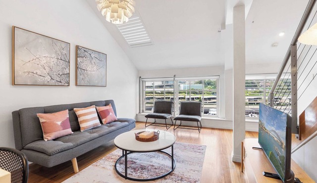 Loft-Style Waterfront Apartment