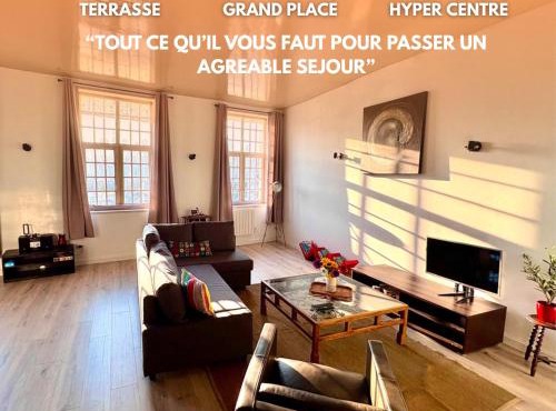 Loft T2 avec terrasse sur la Grand Place d'Arras