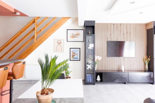 Loft tout confort avec parking à 15 minutes de Caen et des plages