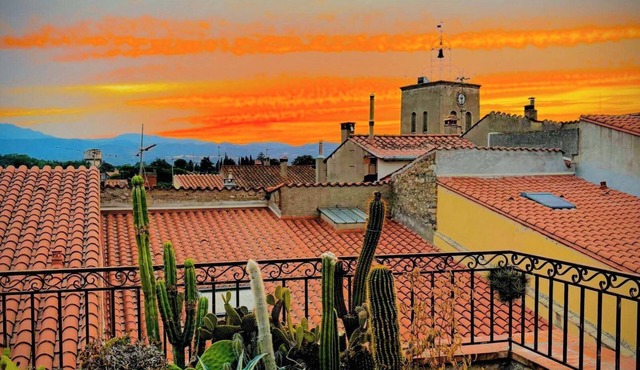 Loft with Canigou View Between Sea and Mountains, Private Terrace