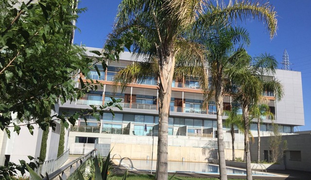 Loft with terrace of 24m2, swimming pool, garden and garage.
