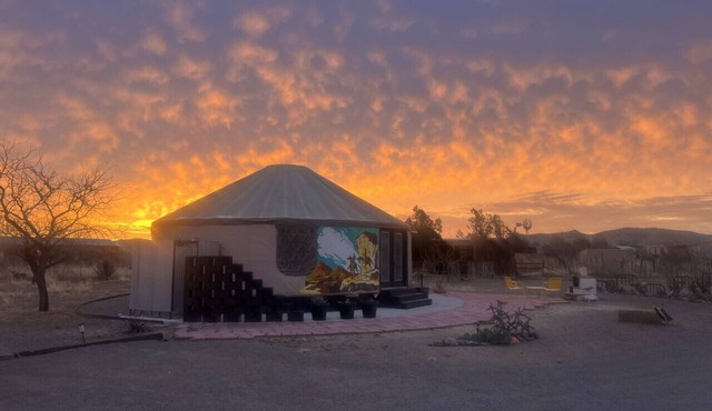 Lofted & Heated Yurt in Big Bend @ Casa Estrella