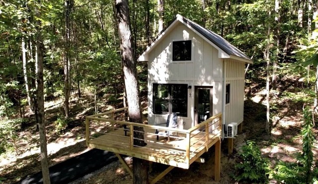 Lofted Romantic Tree House Immersed in Nature in Alabama