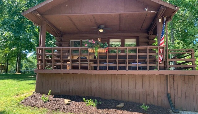 Log Cabin 4 at Osborn Boat Ramp on Patoka Lake