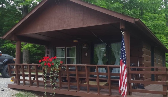 Log Cabin 5 at Osborn Boat Ramp on Patoka Lake