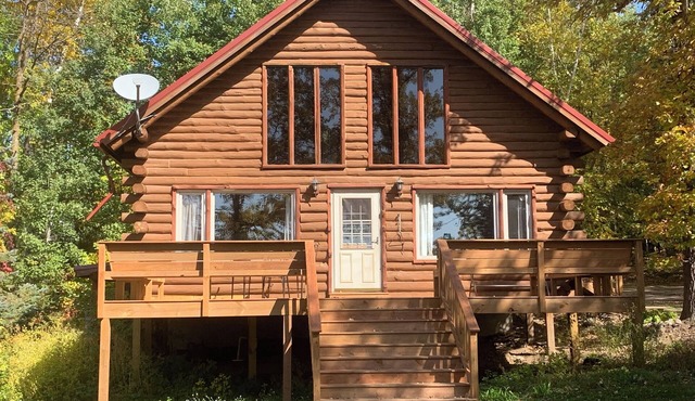 Log Cabin at Bolton Bay on Long Lake