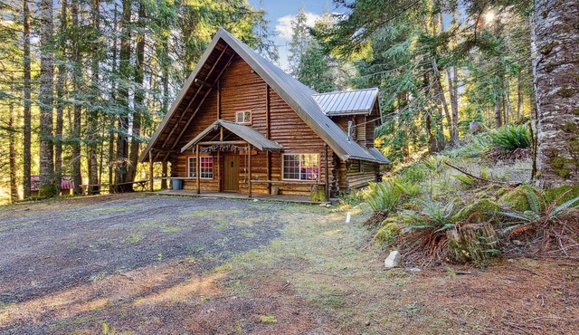 Log Cabin At Rainier Lodge - 0.4 M From Entrance 3 Bedroom Cabin