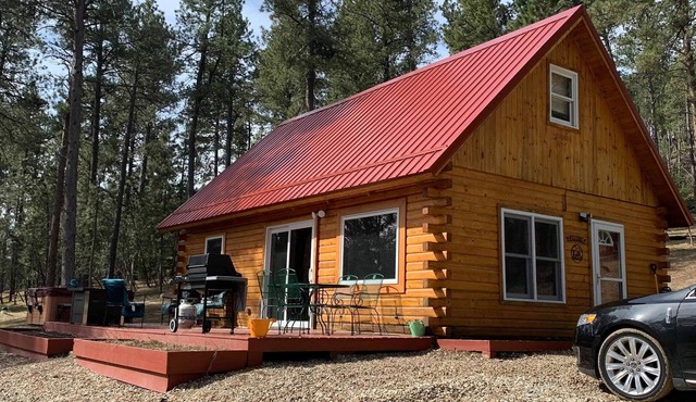Log Cabin by Nemo Near Sturgis Rally & Deadwood. Motorcycle ATV Hunting Fishing