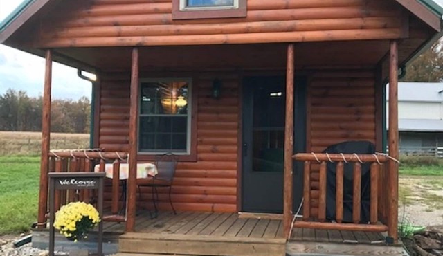 Log Cabin in Farm Country in Portage County
