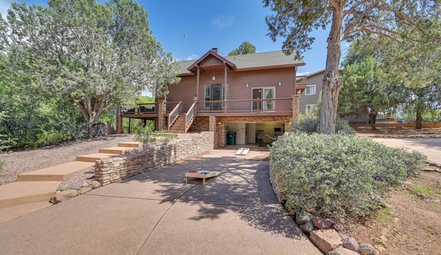 Log Cabin in Payson w/Deck, Mtn & Creek Views