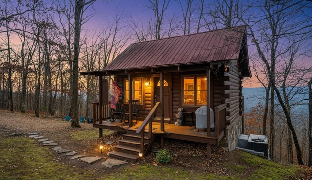 Log Cabin in the Clouds with a Million Dollar View OVER 400 FIVE STAR REVIEWS