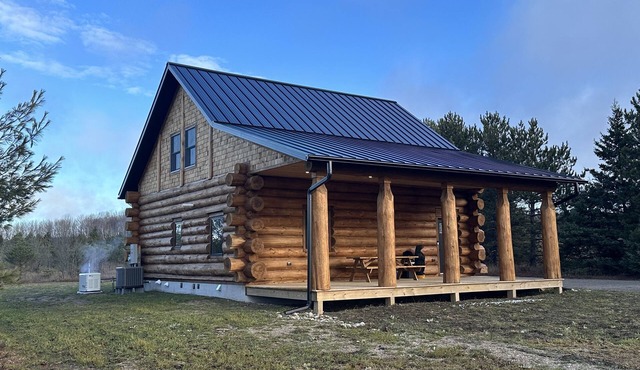 Log Cabin located in Northern Michigan just minutes from Lake Michigan.