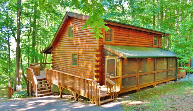 Log Cabin, MountainView, EZ Access, Playground, Fireplace, Firepit, WIFI, AC