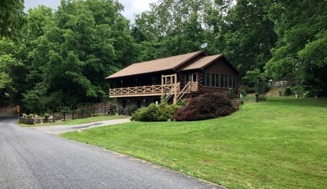 Log cabin nestled beside Chiques Creek in historic Lancaster County