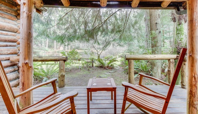 Log Cabin on 25 Acres with Rustic Charm & Modern Comfort