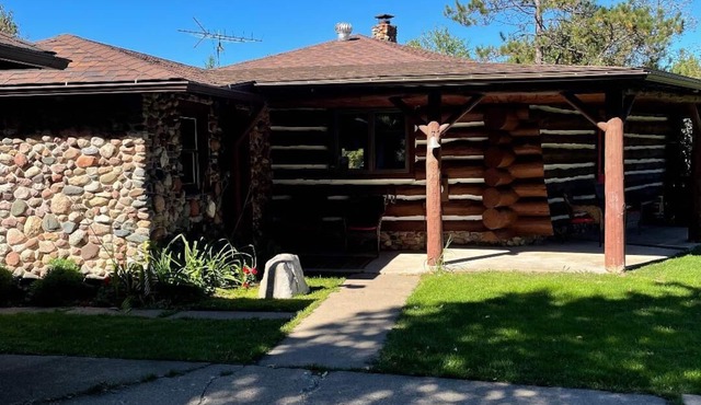 Log Cabin on 40 acres with a private lake