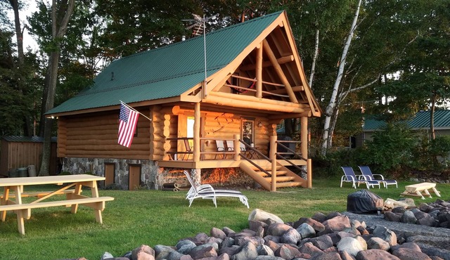 Log Cabin on Lake Ontario