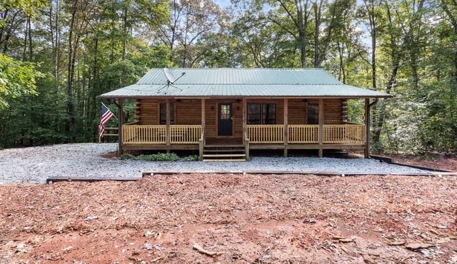 Log Cabin on Secluded 3 acre property