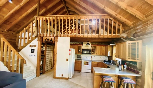 Log Cabin On The Bluff