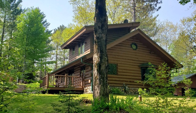 Log cabin retreat in the Summit Lake area
