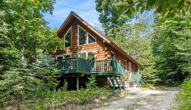 Log cabin, Schuss Mtn, solo stove, fireplace