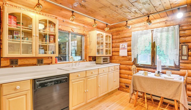 Log Cabin w/Game Room & Fire Pit in Forestport!