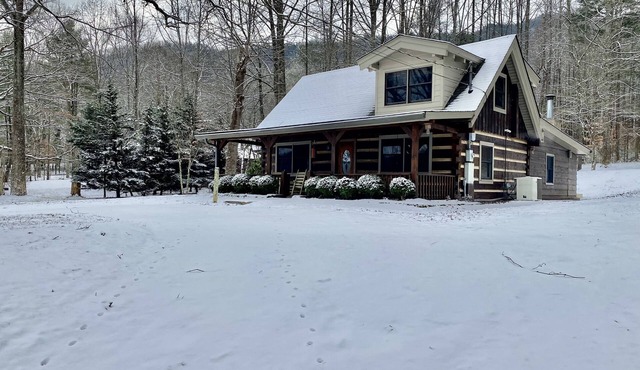 Log Cabin, walk to Cades Cove and just minutes from Gatlinburg with a view!