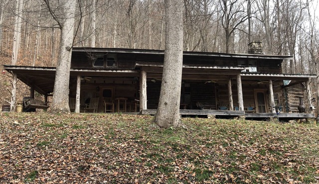 log cabin with all the modern luxuries