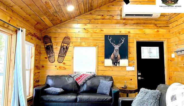 Log Cabin with modern comfort, hiking,fishing&more