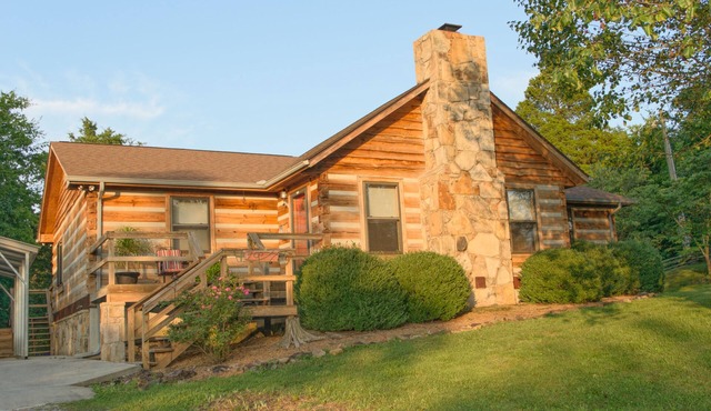 Log home on 50 acres. Private, convenient, beautiful. A little bit of paradise.