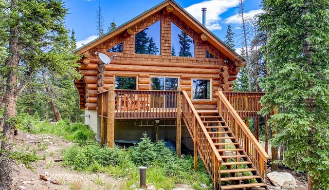 Log Home w/Epic Mtn Views, Large Deck, Pet Friendly - Ptarmigan Lodge