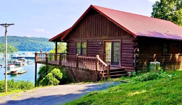 Log House with Lakefront Access and Private Dock on Norris Lake
