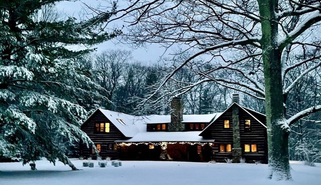 Log lodge estate in northern Michigan. A one of a kind up north experience.