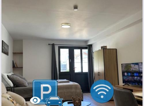logement 5 parking gratuit