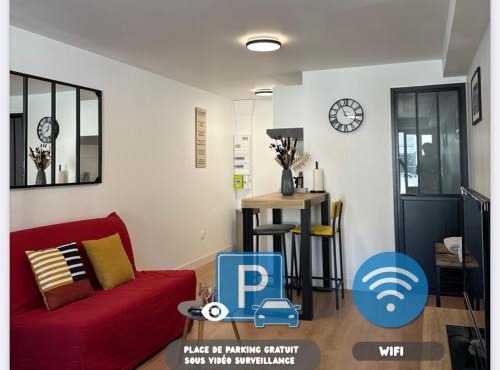 logement 6 parking gratuit