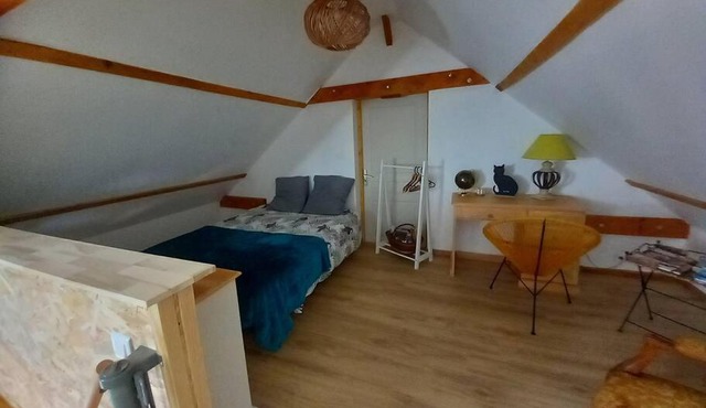 Logement climatisé à la campagne avec terrasse