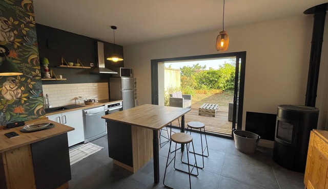 Logement Gîte Meublé 50m2 + Jardin