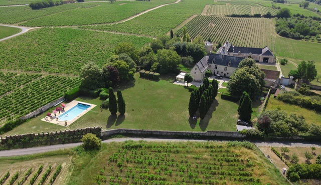 Loire Valley Château with Pool & Vineyards near Saumur & Chinon