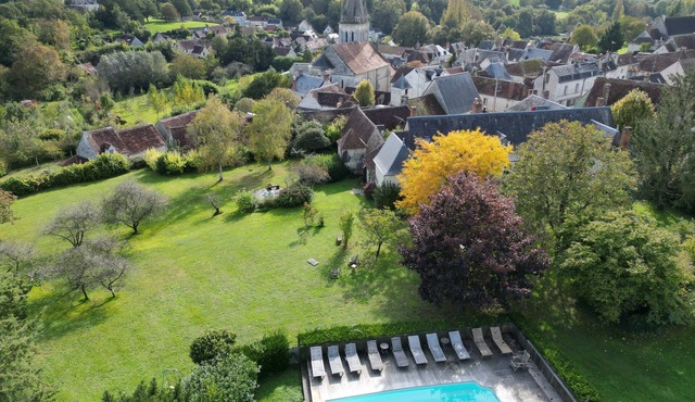 Loire Valley Priest's Village House 2 Acres, Pool, 7 Bedrooms.