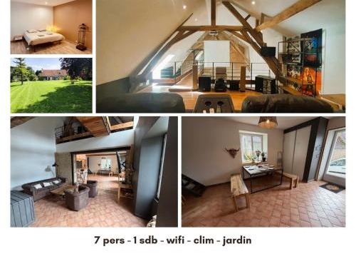 Longère familiale - 7 pers - wifi - jardin