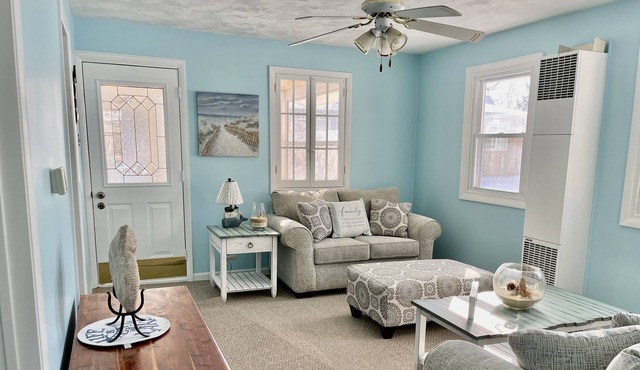 Long Lake Beach Cottage with Deck, Dock and Beach