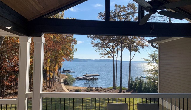 Long lake views. Sandy, shallow beach great for kids!
